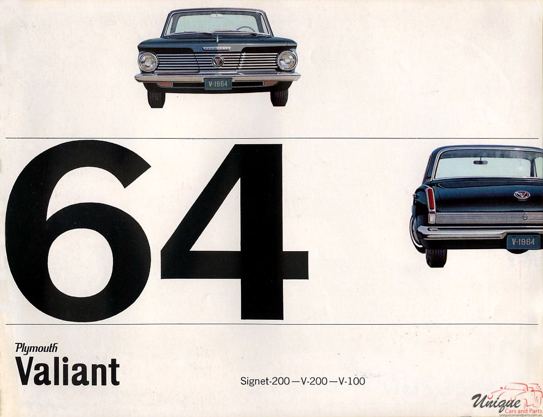 1964 Plymouth Valiant Netherlands Brochure